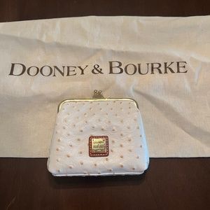 Dooney & Bourke White Ostrich Change Purse